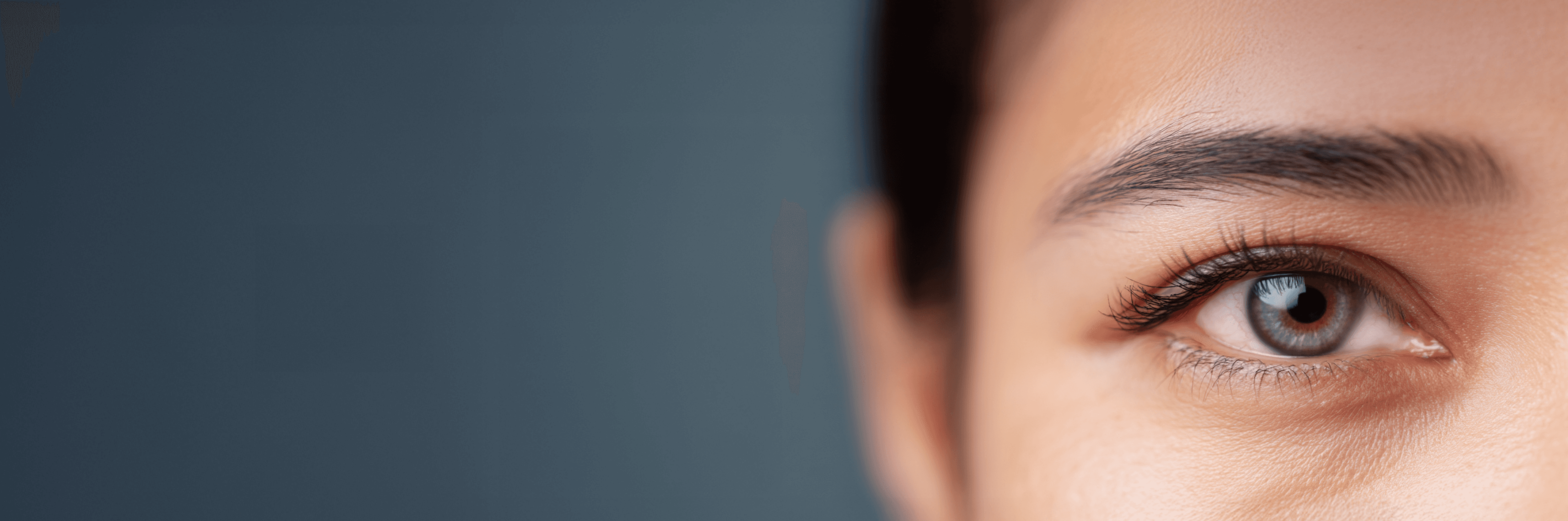 Healthy clear eye